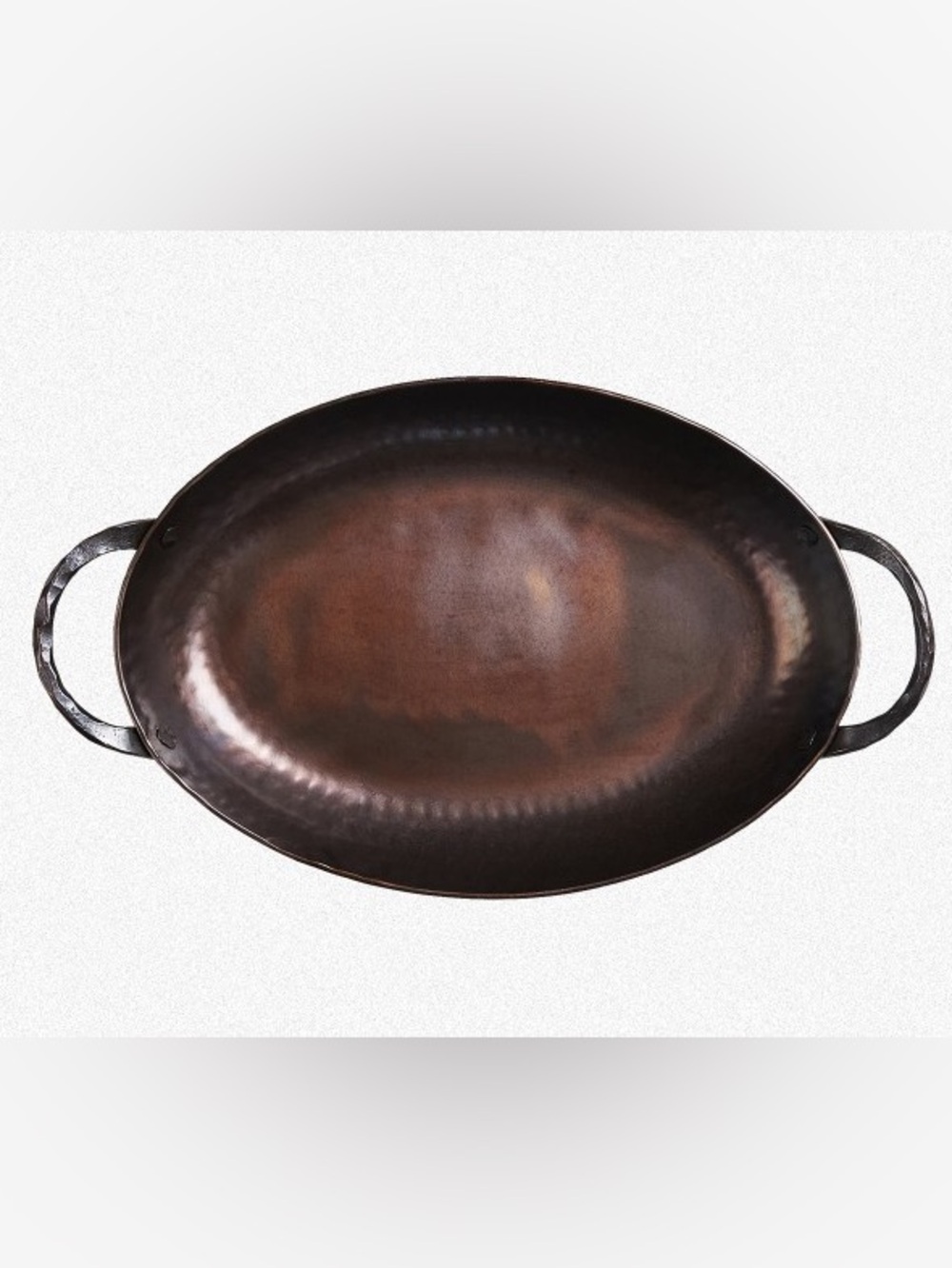 Smithey Ironware Hand-Forged Carbon Steel Oval Roaster - Like New